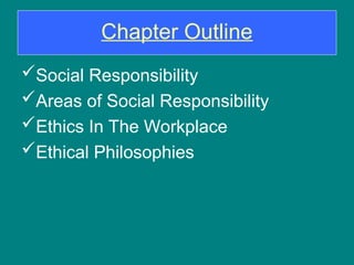 Business ethics and social responsibility Chapter 3 ITB.ppt