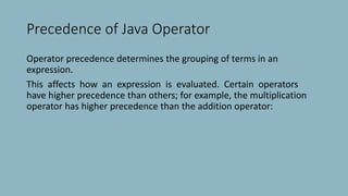 Chapter 3 java | PPT