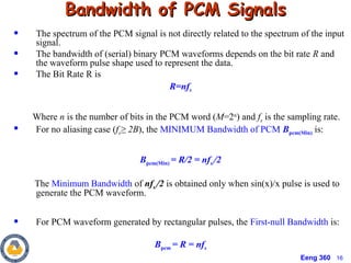 First Null Bandwidth Chapter3_Lect2 Pulse Code Modulation.ppt