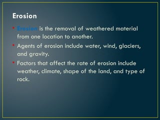 Chapter 3 Lesson 1 Erosion-Deposition Process Powerpoint Presentation ...