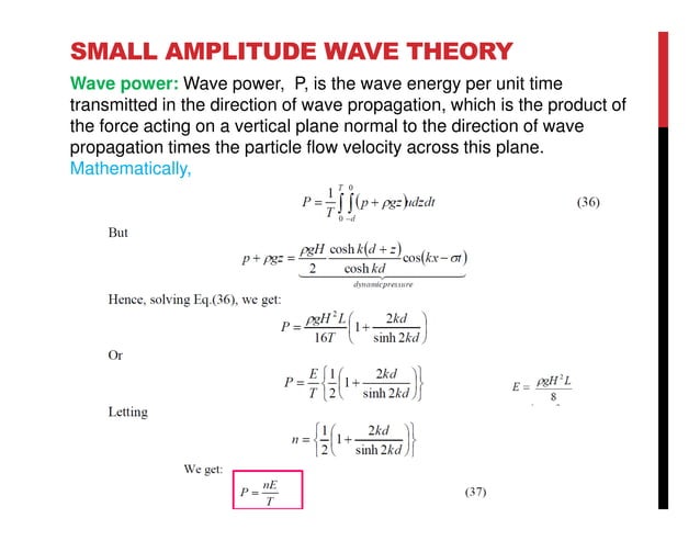 Chapter 3 linear wave theory and wave propagation | PDF