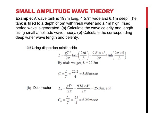 Chapter 3 Linear Wave Theory And Wave Propagation - 