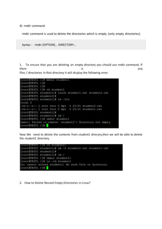 Chapter 4 Linux Basic Commands | DOCX
