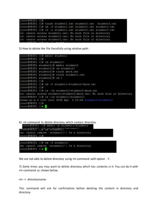 Chapter 4 Linux Basic Commands | DOCX