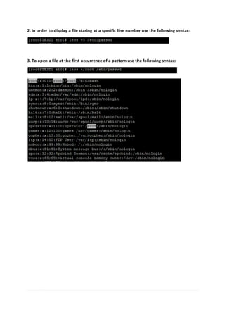 Chapter 4 Linux Basic Commands | DOCX