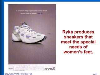 Ryka produces sneakers that meet the special needs of women’s feet. 