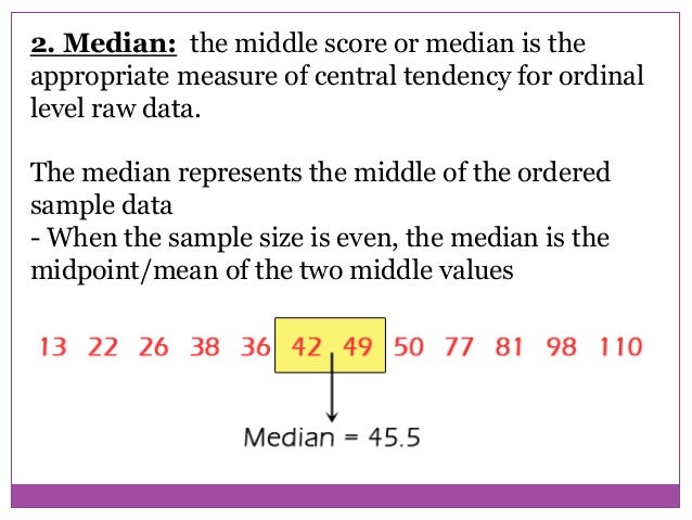Measurement and descriptive statistics