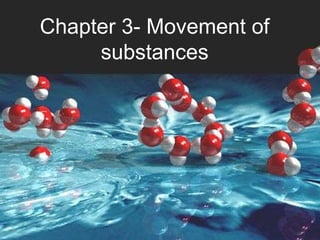 Chapter 3- Movement of substances Chapter 3- Movement of substances 
