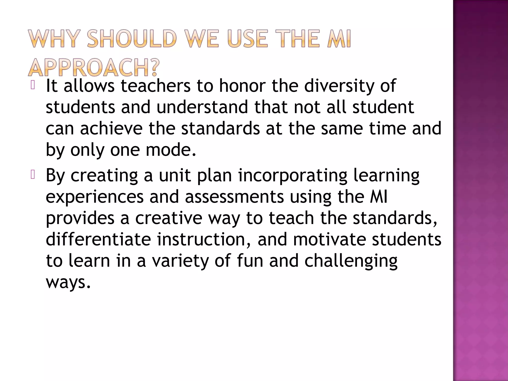 Chapter 3 multiple intelligence | PPT