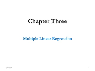 Chapter 3 Multiple linear regression.ppt