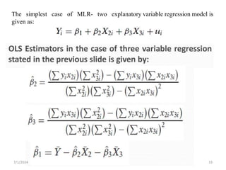 Chapter 3 Multiple linear regression.ppt