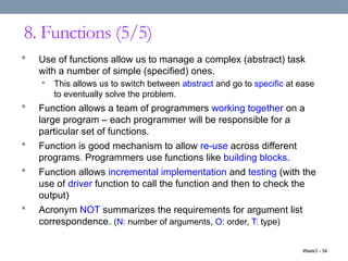 C Programming: Top Down Design (CSE115/CS1010) | PPTX