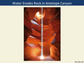 Water Erodes Rock in Antelope Canyon




                                       Fig. 3-18, p. 69
 