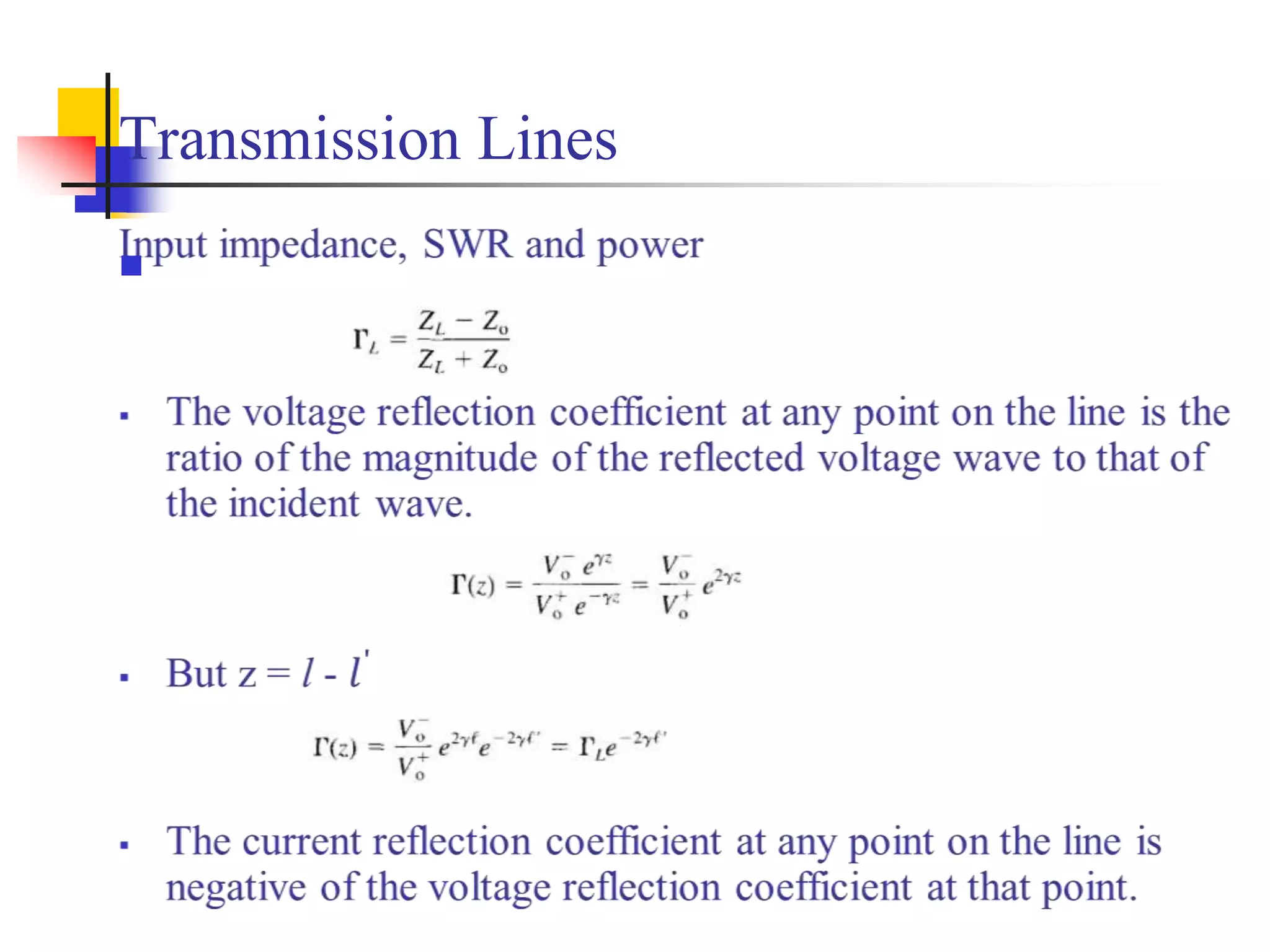 Transmission Lines

 