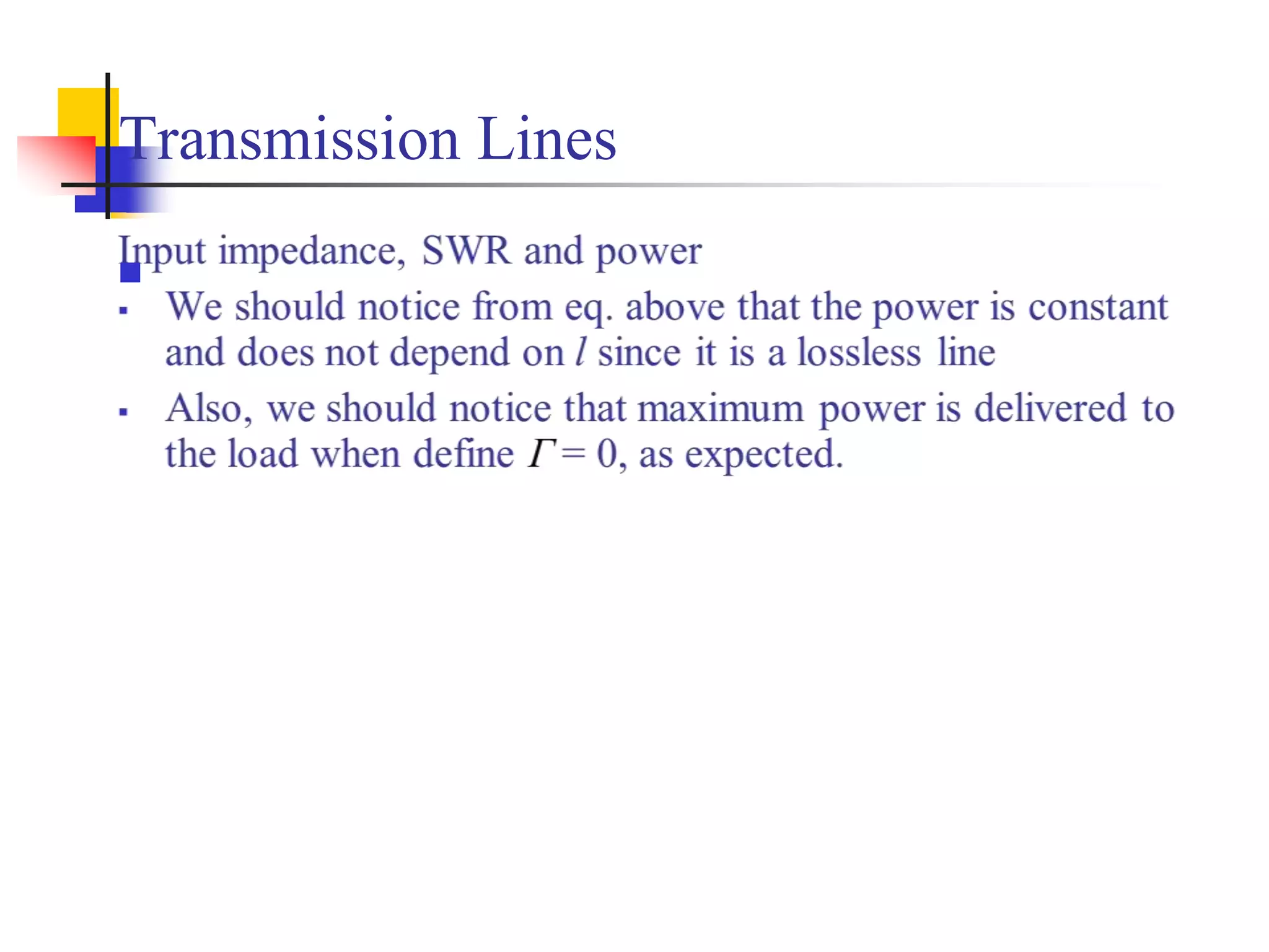 Transmission Lines

 