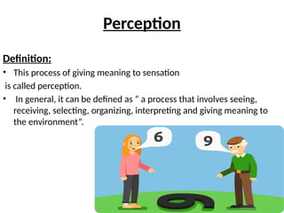 Selecting Seeing Person perception behavioural psychology | PPTX