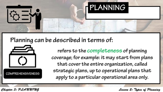 Chapter 3 planning | PDF