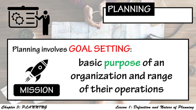 Chapter 3 planning | PDF