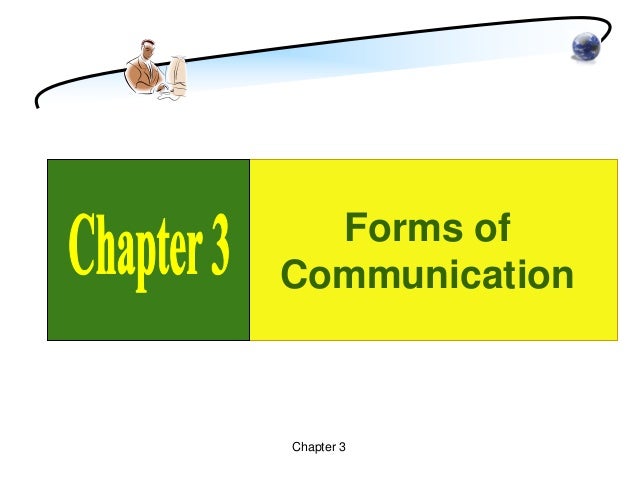 forms of communication
