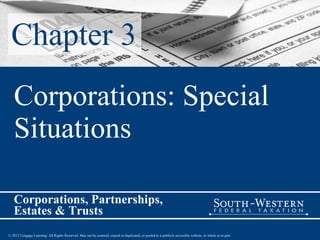 Chapter 3 Corporations: Special Situations 