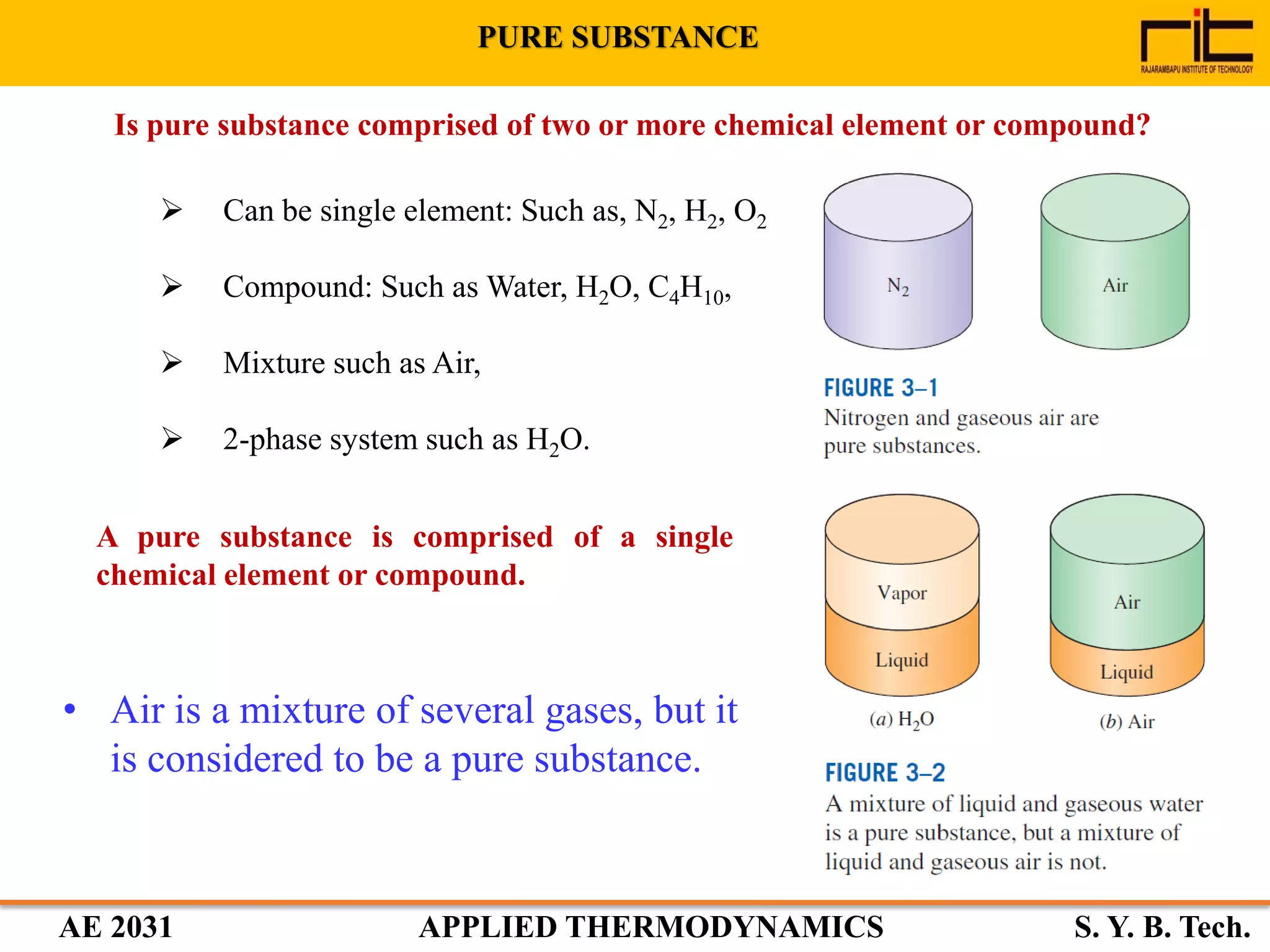 Chapter 3 Properties of Pure Substances | PDF | Chemistry | Science