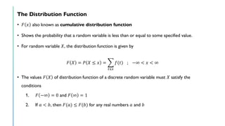 CHAPTER 3 Random Variable- mathematics for foundation students | PDF