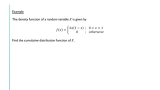 CHAPTER 3 Random Variable- mathematics for foundation students | PDF