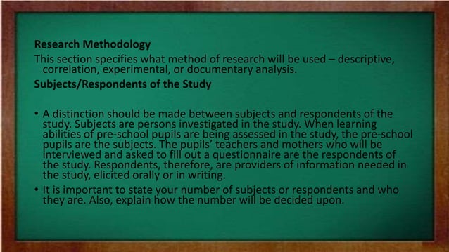 how to write chapter 3 research methodology ppt