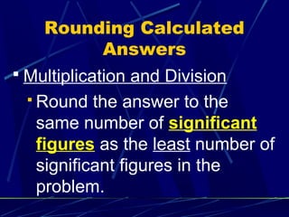 Chemistry - Chp 3 - Scientific Measurement - PowerPoint | PPT