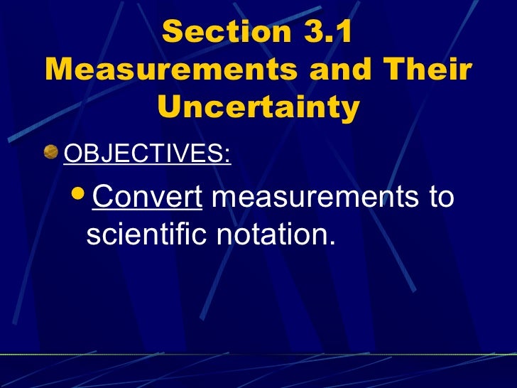 Chemistry Chp 3 Scientific Measurement Powerpoint