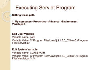 Chapter 3 servlet & jsp | PPTX
