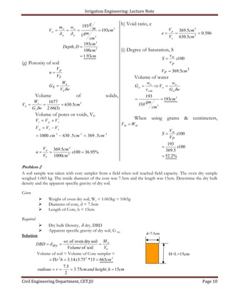 Chapter 3 soil water and irrigation practice1 | PDF