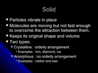 Chapter 3 states of matter | PPT