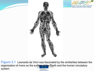 Figure 3.1 Leonardo da Vinci was fascinated by the similarities between the
organization of rivers on the surface of the Earth and the human circulatory
system.
 