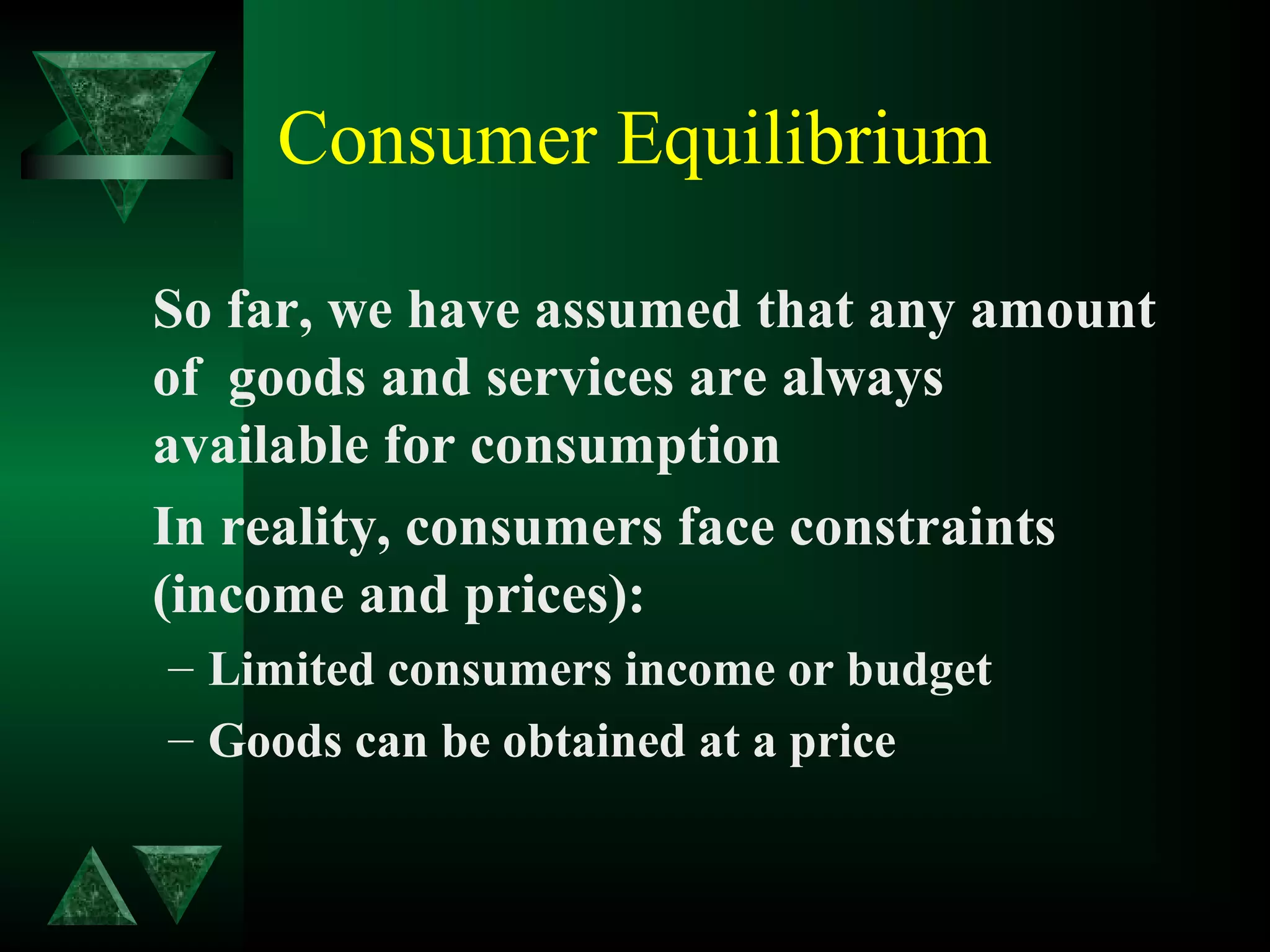 Chapter 3 theory of consumer behavior | PPT