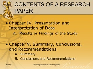 Chapter 3-THE RESEARCH PROBLEM | PPT
