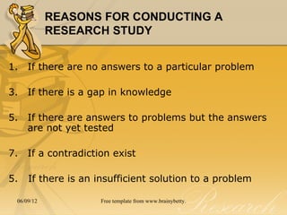Chapter 3-THE RESEARCH PROBLEM | PPT