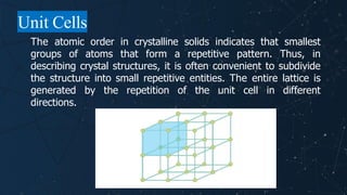 Chapter 3_The Structure of Crystalline Solids and Non-Crystalline ...