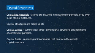 Chapter 3_The Structure of Crystalline Solids and Non-Crystalline ...