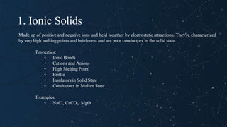 Solids Non Examples Chapter 3_The Structure of Crystalline Solids and Non-Crystalline ...