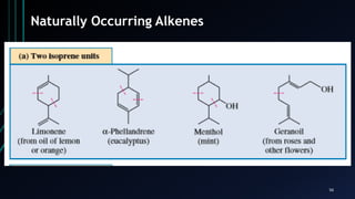 56
Naturally Occurring Alkenes
 