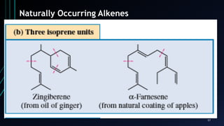57
Naturally Occurring Alkenes
 