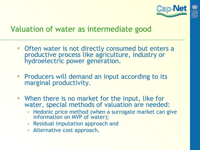 Chapter+3 valuation+methods | PPT | Water Services | Home Utilities