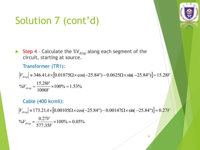 CHAPTER 3 Voltage Drop and Short Circuit Analysis.pptx
