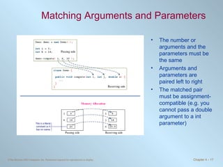 Chapter 4 - Defining Your Own Classes - Part I | PPT