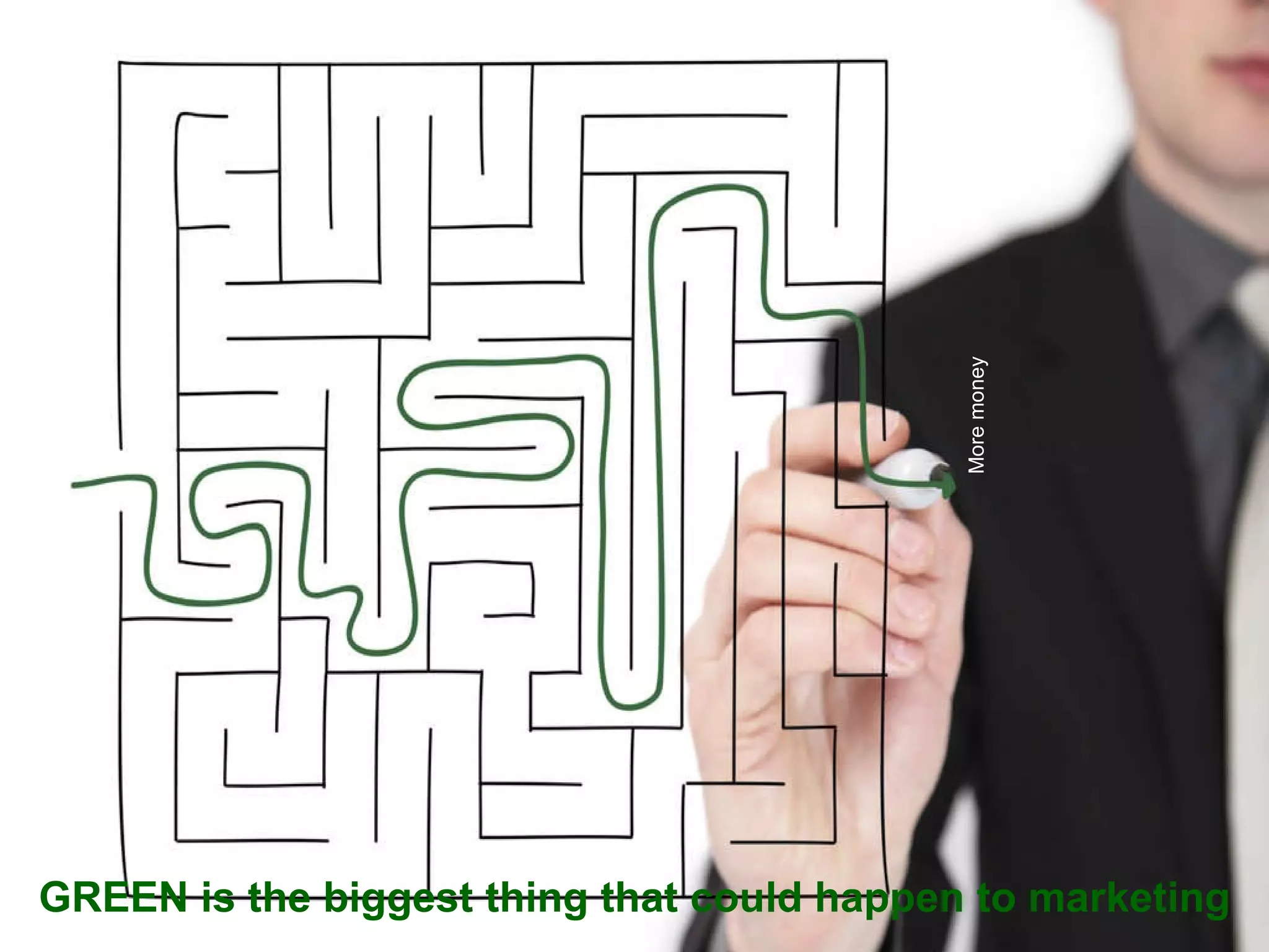 GREEN is the biggest thing that could happen to marketing More money 
