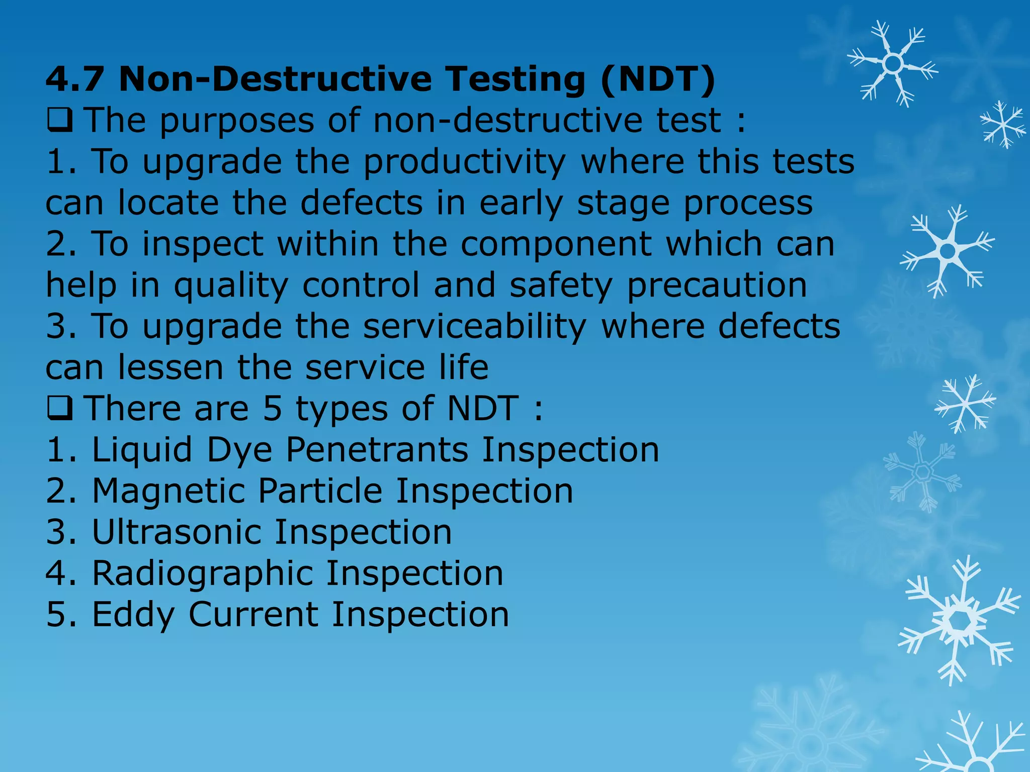 4.4.2 Charpy Impact Test The test consists of : 1. Breaking a standard test piece with one blow from a swinging hammer (with 298.3 J of kinetic energy and 5m/s of velocity) 2. The test piece is notched in the middle 3. The test piece is supported at each end as a beam 4. The test piece should be in horizontal position, struck by the hammer in the plane of symmetry of the notch The pendulum designed in C shape. 