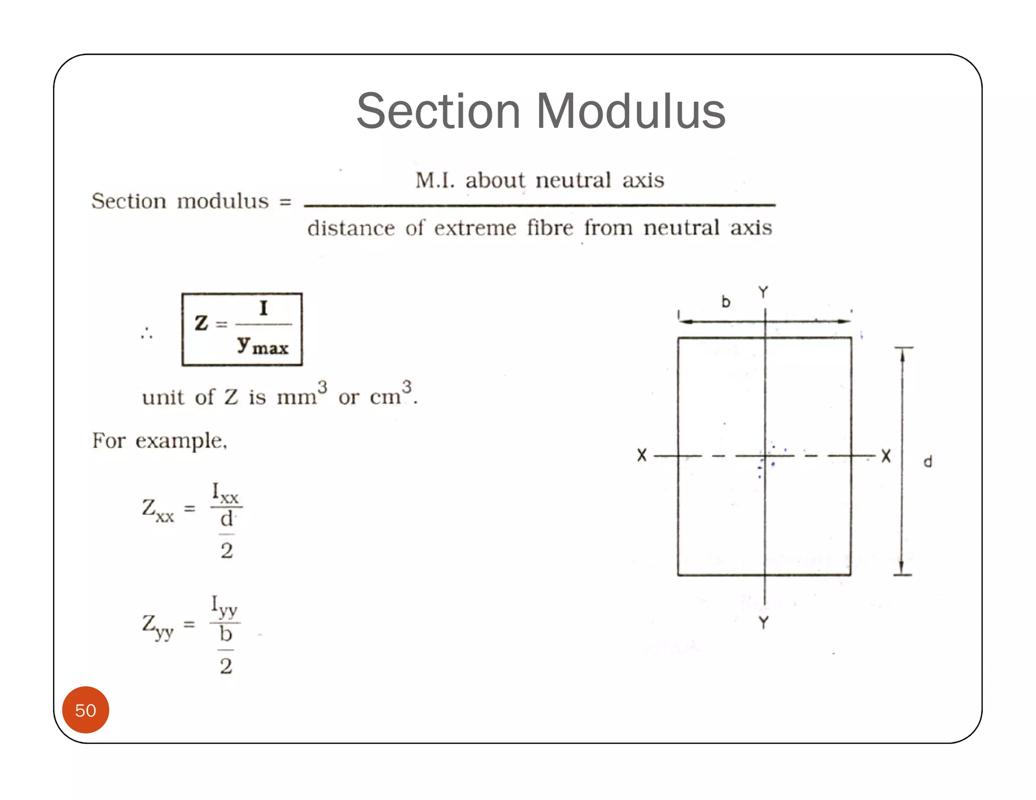 Section Modulus




50
 
