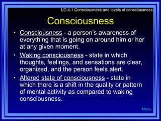 Consoousness consciousness | PPT
