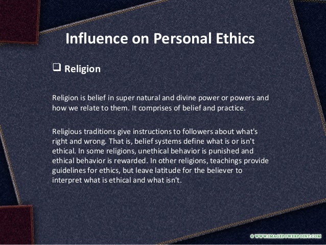Define personal ethics statement